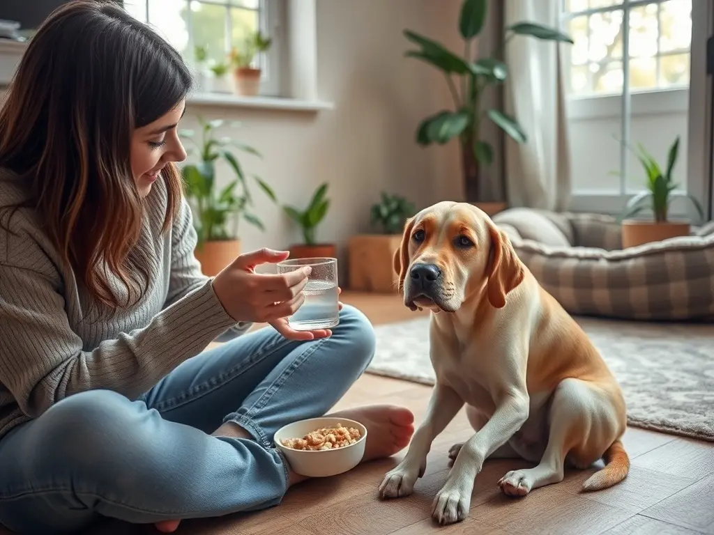 العلاج المنزلي للقيء البسيط عند الكلاب متى تجرب ومتى تتوقف؟